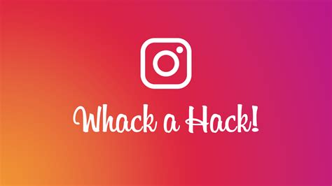 whack a hack|Whack a Hack! (@whackahack) • Instagram photos and .